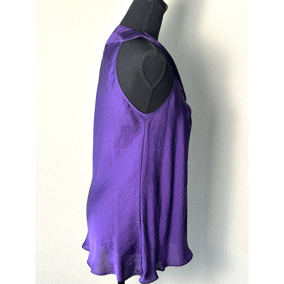 Women's Willi Smith Purple Sleeveless Top Blouse Size M - Picture 13 of 16